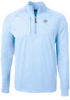 Main image for Cutter and Buck Southern University Jaguars Mens Light Blue Adapt Eco Knit Long Sleeve 1/4 Zip P..