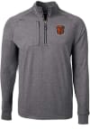 Main image for Cutter and Buck Cleveland Browns Mens Black Adapt Heathered Long Sleeve 1/4 Zip Pullover