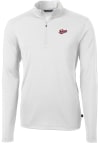 Main image for Mens Indiana Hoosiers White Cutter and Buck Virtue Qtr Zip Pullover