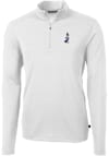 Main image for Cutter and Buck Creighton Bluejays Mens White Virtue Long Sleeve Qtr Zip Pullover