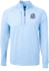 Main image for Cutter and Buck Drake Bulldogs Mens Blue Adapt Heathered Long Sleeve 1/4 Zip Pullover