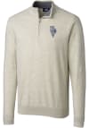 Main image for Cutter and Buck Kansas City Royals Mens Oatmeal City Connect Lakemont Long Sleeve 1/4 Zip Pullov..