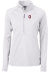Main image for Cutter and Buck The Ohio State University Womens White Adapt 1/4 Zip Pullover