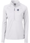 Main image for Cutter and Buck Michigan Womens White Adapt 1/4 Zip Pullover