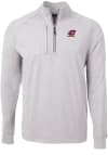 Main image for Cutter and Buck Central Michigan Chippewas Mens Grey Adapt Heathered Long Sleeve Qtr Zip Pullover