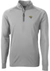 Main image for Cutter and Buck Jacksonville Jaguars Mens Grey Adapt Eco Long Sleeve 1/4 Zip Pullover