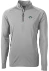 Main image for Cutter and Buck New York Jets Mens Grey Adapt Eco Long Sleeve 1/4 Zip Pullover