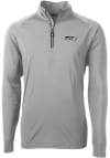 Main image for Cutter and Buck Seattle Seahawks Mens Grey Adapt Eco Long Sleeve 1/4 Zip Pullover