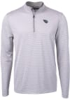 Main image for Cutter and Buck Tennessee Titans Mens Grey Virtue Eco Pique Long Sleeve 1/4 Zip Pullover