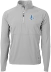 Main image for Cutter and Buck Detroit Lions Mens Grey Adapt Eco Long Sleeve 1/4 Zip Pullover
