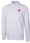 Main image for Cutter and Buck Buffalo Bills Mens White Historic Traverse Long Sleeve 1/4 Zip Pullover
