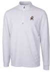 Main image for Cutter and Buck Cleveland Browns Mens White Traverse Long Sleeve 1/4 Zip Pullover
