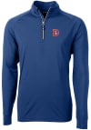 Main image for Cutter and Buck Denver Broncos Mens Blue Adapt Eco Long Sleeve 1/4 Zip Pullover