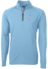 Main image for Cutter and Buck Houston Texans Mens Light Blue Adapt Eco Long Sleeve 1/4 Zip Pullover
