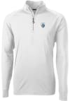 Main image for Cutter and Buck Los Angeles Chargers Mens White Historic Adapt Eco Knit Long Sleeve Qtr Zip Pullov..