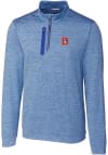 Main image for Cutter and Buck Denver Broncos Mens Blue Stealth Long Sleeve Qtr Zip Pullover