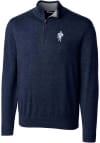 Main image for Cutter and Buck Houston Texans Mens Navy Blue Historic Lakemont Long Sleeve Qtr Zip Pullover