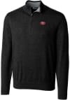 Main image for Cutter and Buck San Francisco 49ers Mens Black Lakemont Long Sleeve 1/4 Zip Pullover