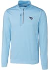 Main image for Cutter and Buck Tennessee Titans Mens Light Blue Stealth Long Sleeve Qtr Zip Pullover