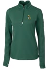 Main image for Cutter and Buck Green Bay Packers Womens Green Traverse 1/4 Zip Pullover