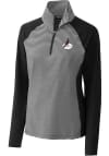 Main image for Cutter and Buck Arizona Cardinals Womens Black Historic Forge 1/4 Zip Pullover