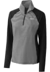 Main image for Cutter and Buck New York Jets Womens Black Forge 1/4 Zip Pullover
