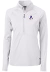 Main image for Cutter and Buck New England Patriots Womens White Adapt Eco 1/4 Zip Pullover