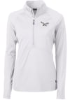 Main image for Cutter and Buck Philadelphia Eagles Womens White Adapt Eco 1/4 Zip Pullover