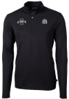 Main image for Cutter and Buck Iowa State Cyclones Mens Black Virtue Long Sleeve 1/4 Zip Pullover