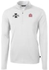 Main image for Cutter and Buck Iowa State Cyclones Mens White Virtue Long Sleeve 1/4 Zip Pullover