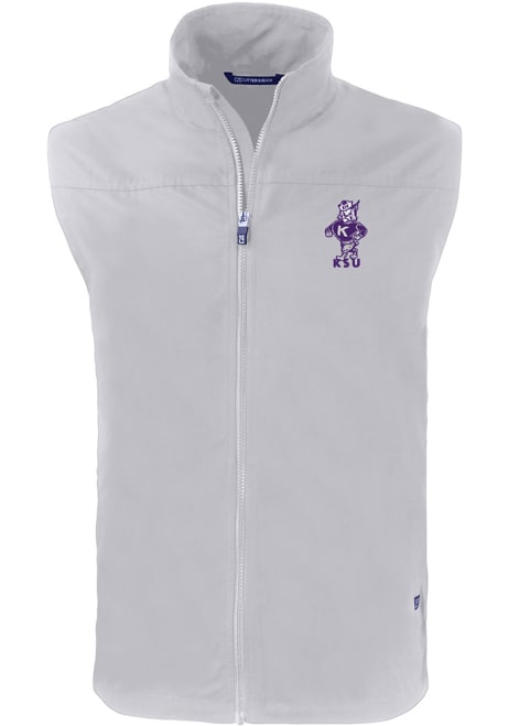 Mens K-State Wildcats Grey Cutter and Buck Charter Willie Vest