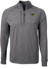 Main image for Cutter and Buck Wisconsin-Milwaukee Panthers Mens Black Adapt Heathered Long Sleeve 1/4 Zip Pull..