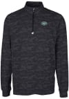 Main image for Cutter and Buck New York Jets Mens Black Traverse Big and Tall 1/4 Zip Pullover