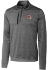 Main image for Cutter and Buck Cleveland Browns Mens Grey Stealth Big and Tall 1/4 Zip Pullover