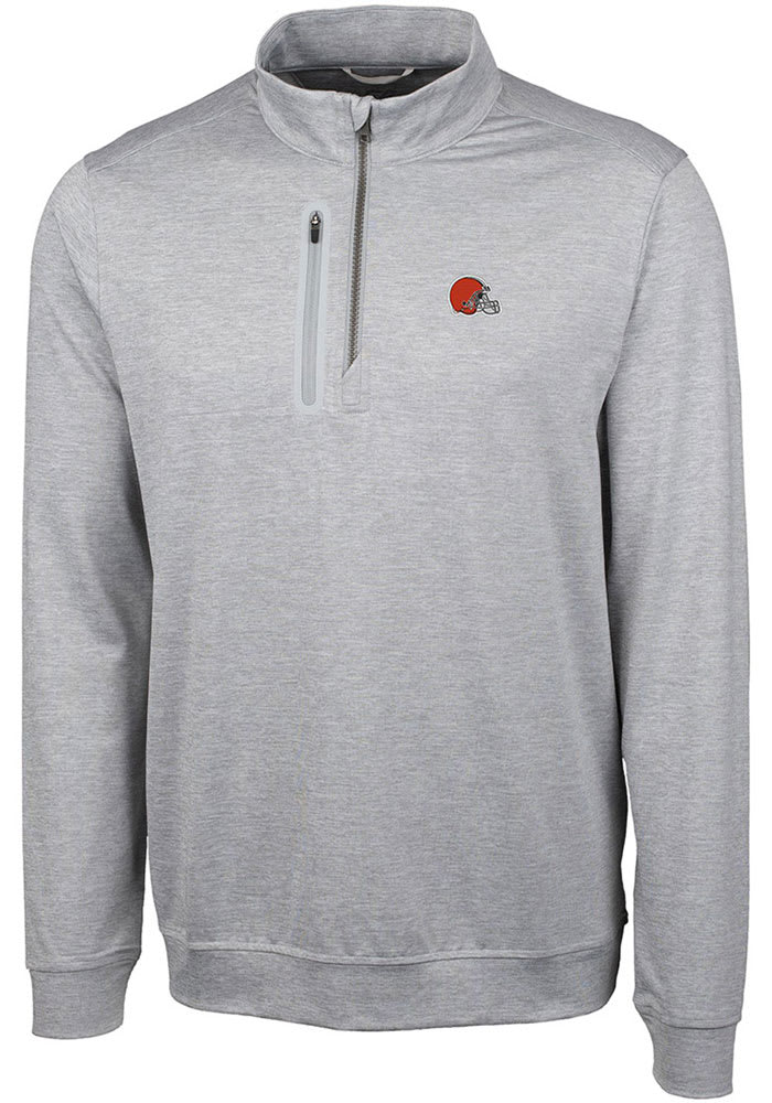 Cleveland Browns Mens GREY Stealth Big and Tall Pullover