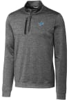 Main image for Cutter and Buck Detroit Lions Mens Charcoal Stealth Big and Tall 1/4 Zip Pullover