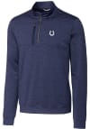 Main image for Cutter and Buck Indianapolis Colts Mens Navy Blue Stealth Big and Tall 1/4 Zip Pullover