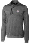 Main image for Cutter and Buck Pittsburgh Steelers Mens Grey Stealth Big and Tall 1/4 Zip Pullover