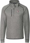 Main image for Cutter and Buck Kansas City Chiefs Mens Grey Mainsail Big and Tall 1/4 Zip Pullover