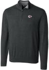 Main image for Cutter and Buck Kansas City Chiefs Mens Charcoal Lakemont Big and Tall 1/4 Zip Pullover