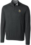 Main image for Cutter and Buck Minnesota Vikings Mens Charcoal Lakemont Big and Tall 1/4 Zip Pullover