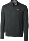 Main image for Cutter and Buck San Francisco 49ers Mens Charcoal Lakemont Big and Tall 1/4 Zip Pullover