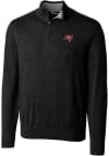 Main image for Cutter and Buck Tampa Bay Buccaneers Mens Black Lakemont Big and Tall 1/4 Zip Pullover