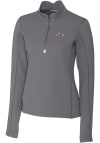 Main image for Cutter and Buck Baltimore Ravens Womens Grey Traverse 1/4 Zip Pullover
