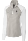 Main image for Cutter and Buck Atlanta Falcons Womens White Forge 1/4 Zip Pullover