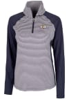 Main image for Cutter and Buck Los Angeles Rams Womens Navy Blue White Logo Forge 1/4 Zip Pullover