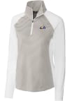 Main image for Cutter and Buck Los Angeles Rams Womens White Forge 1/4 Zip Pullover