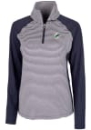 Main image for Cutter and Buck Miami Dolphins Womens Navy Blue Forge 1/4 Zip Pullover