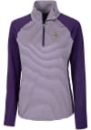 Main image for Cutter and Buck Minnesota Vikings Womens Purple Forge 1/4 Zip Pullover