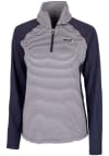 Main image for Cutter and Buck Seattle Seahawks Womens Navy Blue Forge 1/4 Zip Pullover